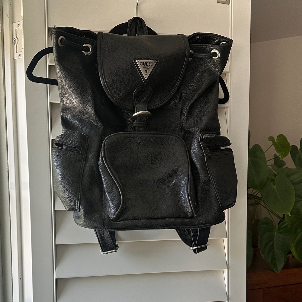 Guess Black Backpack for Men